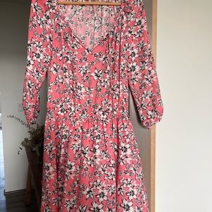 JUICY COUTURE Pink Floral Dress sz Small S